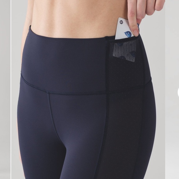 Lululemon Body Con Tight Legging Blue Size 10 - Picture 4 of 14